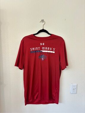 Under Armour Red Saint Mary's Short Sleeve Performance Tee